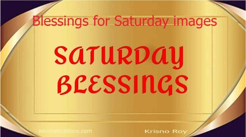 Blessings for Saturday images