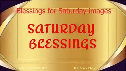 Blessings for Saturday images